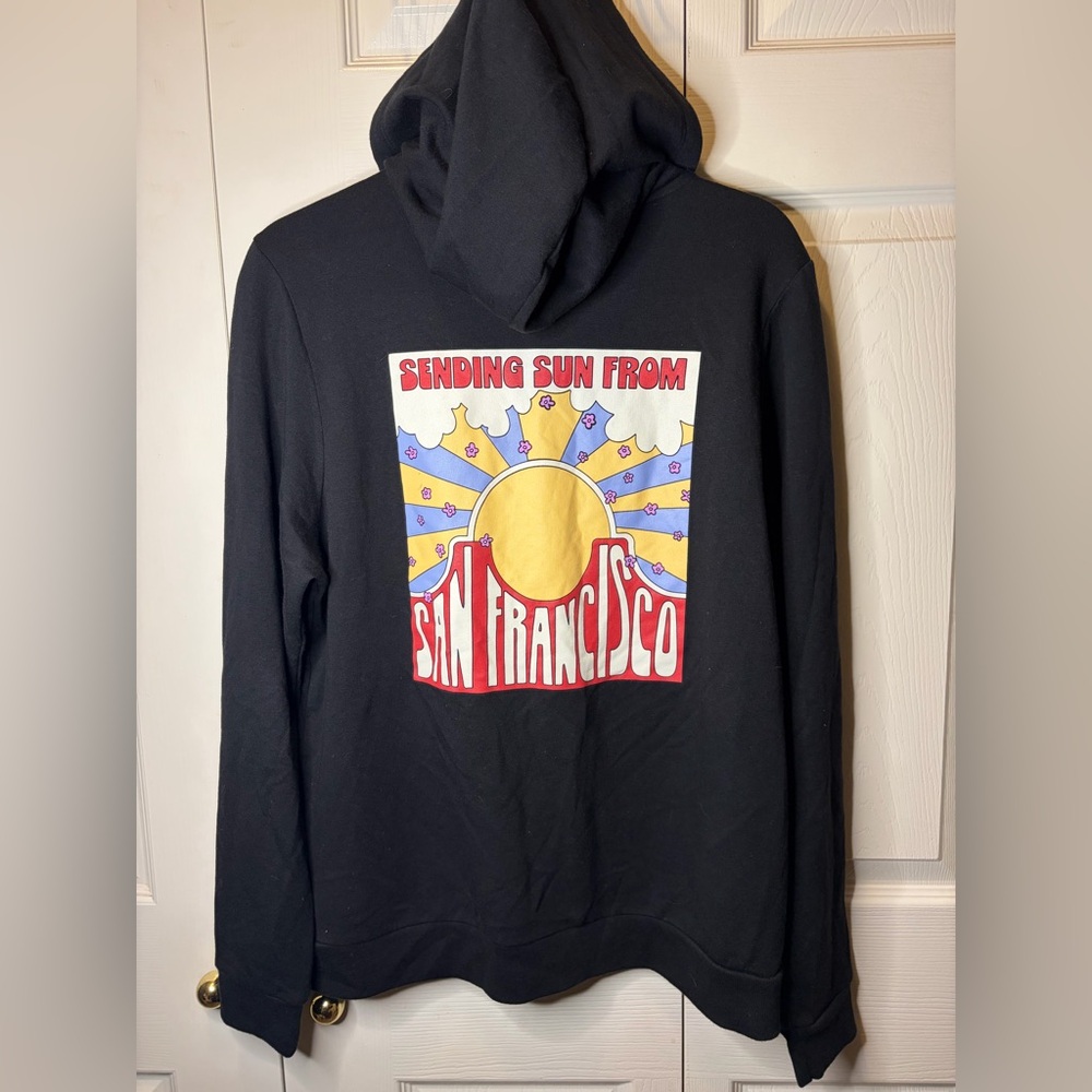 Marine layers Men's Black Hoodie Sweater
